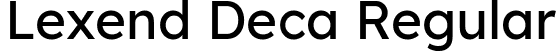 Lexend Deca Regular font | LexendDeca-Regular.ttf