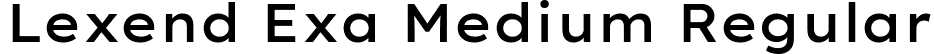 Lexend Exa Medium Regular font | LexendExa-Medium.ttf