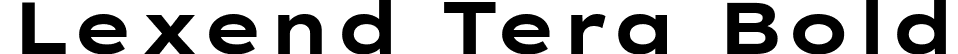 Lexend Tera Bold font | LexendTera-Bold.ttf