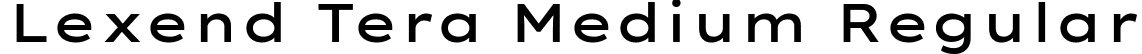 Lexend Tera Medium Regular font | LexendTera-Medium.ttf