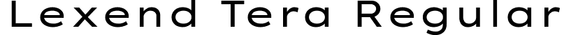 Lexend Tera Regular font | LexendTera-Regular.ttf