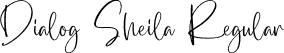 Dialog Sheila Regular font | dialogsheila-k721l.otf