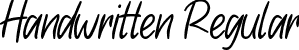 Handwritten Regular font | Handwritten.ttf