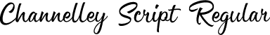 Channelley Script Regular font | channelley-script.ttf