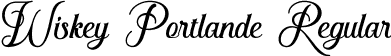 Wiskey Portlande Regular font | Wiskey Portlande.otf