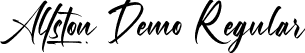 Allston Demo Regular font | AllstonDemoRegular.ttf