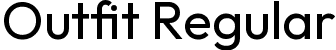 Outfit Regular font | Outfit-Regular.ttf