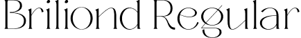 Briliond Regular font | BriliondRegular-GOdvD.ttf