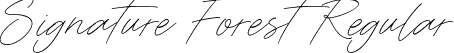 Signature Forest Regular font | signatureforest-1gj2g.ttf