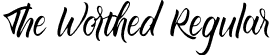 The Worthed Regular font | TheWorthed-YzG7j.otf