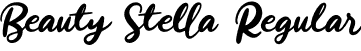 Beauty Stella Regular font | Beauty Stella Demo Version.otf