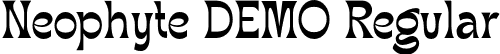 Neophyte DEMO Regular font | Neophytedemo-L3Yjg.otf