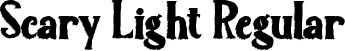 Scary Light Regular font | Scary Light otf.otf