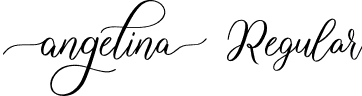 Angelina Regular font | Angelina-X3Dz9.otf