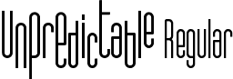 Unpredictable Regular font | Unpredictable.ttf