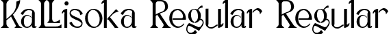 Kallisoka Regular Regular font | KallisokaRegular-d9jPl.ttf