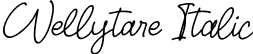 Wellytare Italic font | Wellytare-Italic.otf