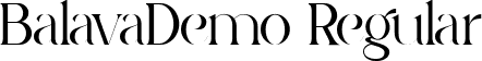 BalavaDemo Regular font | balavademo-8mxgb.ttf