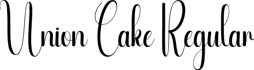 Union Cake Regular font | Union-Cake.otf