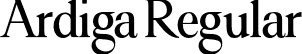 Ardiga Regular font | Ardiga.otf