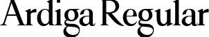 Ardiga Regular font | Ardiga.ttf