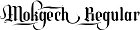 Mokgech Regular font | MokgechRegular-w1qEZ.ttf