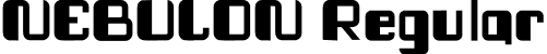 NEBULON Regular font | NEBULON.otf