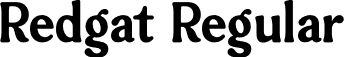 Redgat Regular font | redgat-51jjz.otf