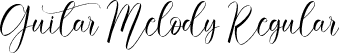 Guitar Melody Regular font | Guitar Melody.otf