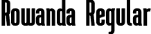 Rowanda Regular font | Rowanda.otf