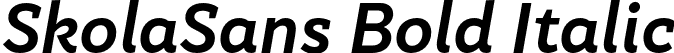 SkolaSans Bold Italic font | SkolaSans-BoldItalic.otf