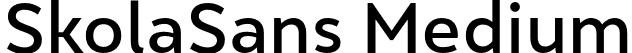 SkolaSans Medium font | SkolaSans-Medium.otf