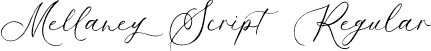 Mellaney Script Regular font | Mellaney Script.otf