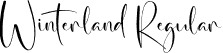 Winterland Regular font | Winterland.ttf