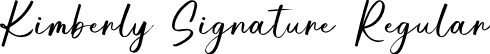 Kimberly Signature Regular font | KimberlySignature-L3zXW.otf