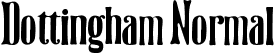 Dottingham Normal font | Dottingham-Yz0Oo.ttf