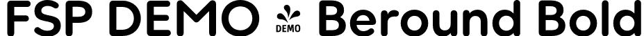 FSP DEMO - Beround Bold font | Fontspring-DEMO-beround-bold.otf