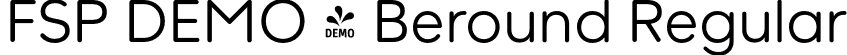 FSP DEMO - Beround Regular font | Fontspring-DEMO-beround-regular.otf