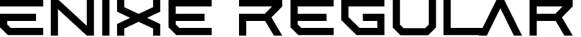 Enixe Regular font | Enixe.otf