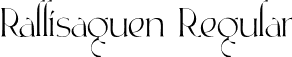 Rallisaguen Regular font | Rallisaguen-Regular.otf