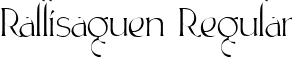 Rallisaguen Regular font | Rallisaguen-Regular.ttf