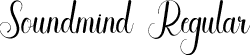 Soundmind Regular font | Soundmind.otf