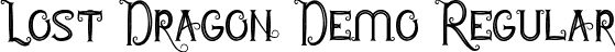 Lost Dragon Demo Regular font | LostDragonDemoRegular.ttf