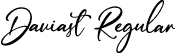 Daviast Regular font | Daviast PERSONAL USE ONLY!.ttf