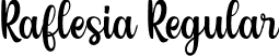 Raflesia Regular font | Raflesia.otf