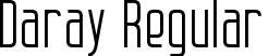 Daray Regular font | Daray.otf