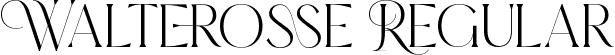 Walterosse Regular font | Walterosse-514zL.ttf