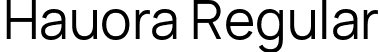 Hauora Regular font | Hauora-Regular.ttf