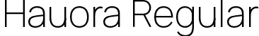 Hauora Regular font | HauoraGX.ttf