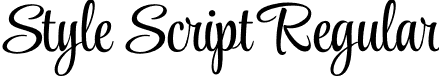 Style Script Regular font | StyleScript-Regular.otf